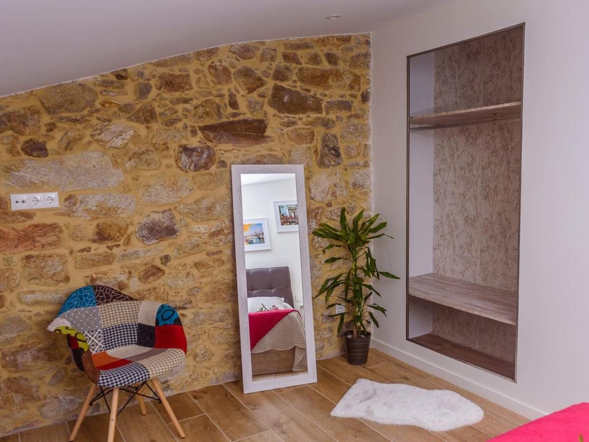 Villa Casa Brétema en 1ª línea de playa à Boiro Extérieur photo