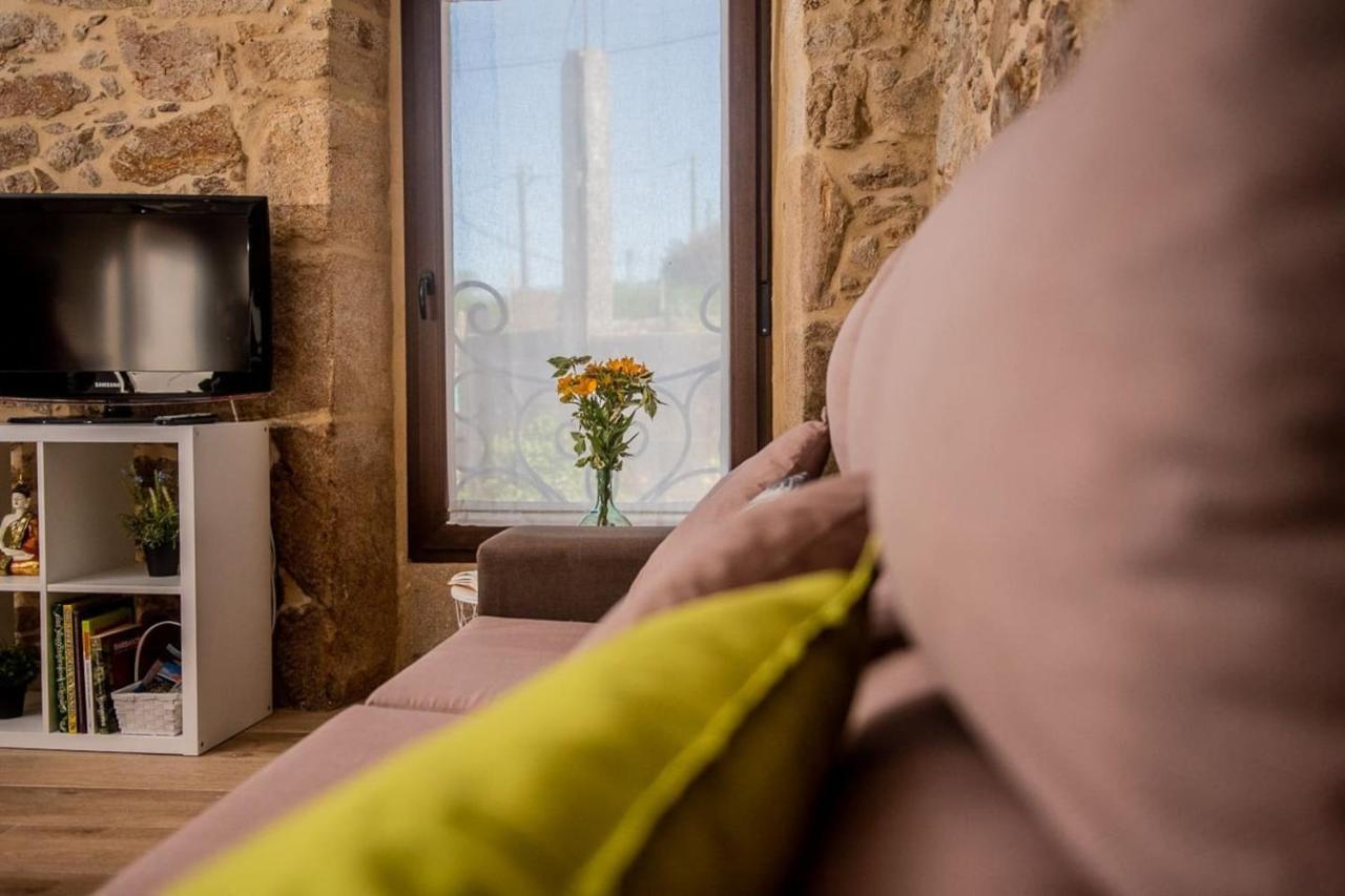 Villa Casa Brétema en 1ª línea de playa à Boiro Extérieur photo